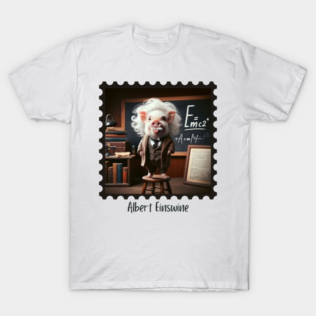 Albert Einswine T-Shirt by EarthisticWear